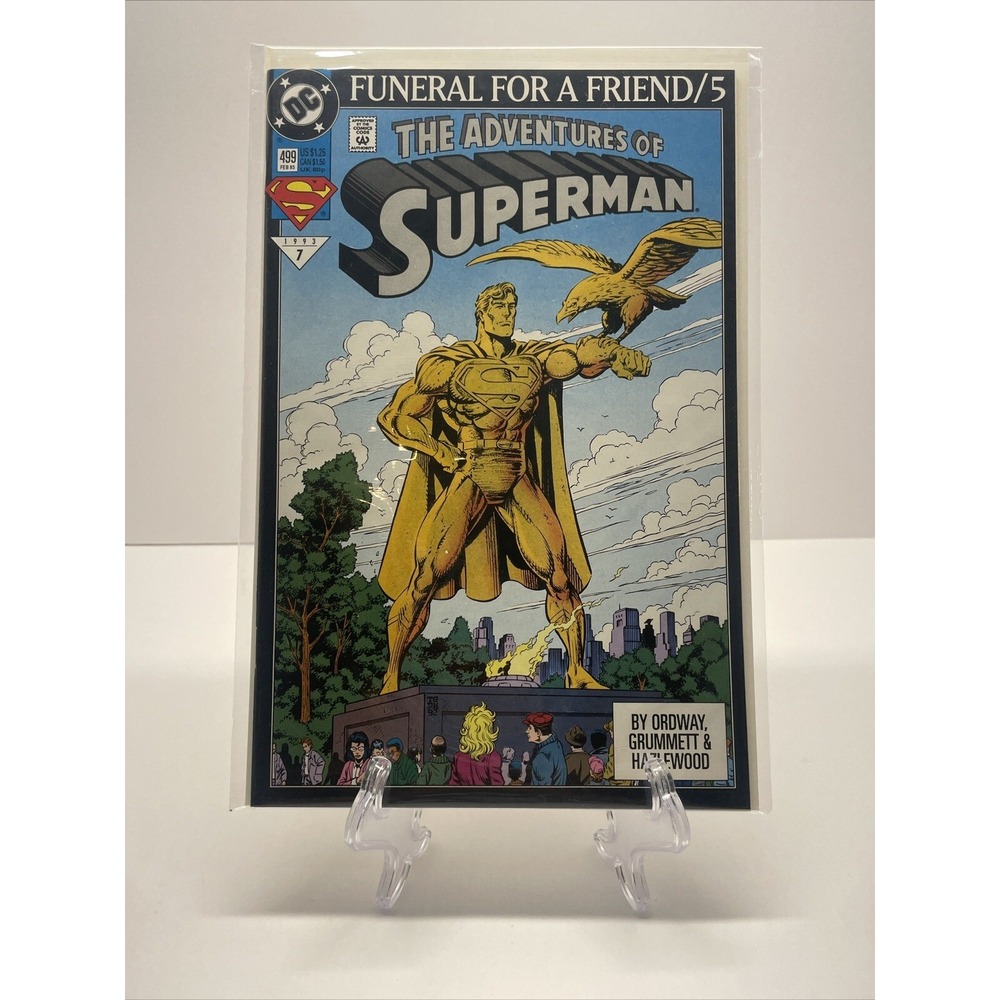 DC 1993 7 THE ADVENTURES OF SUPERMAN COMIC BOOK!